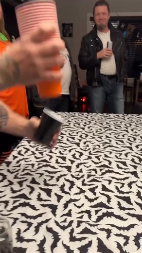 SAVE THIS post - these 10 minute to win it Halloween games were a huge hit at our friends Halloween party last night! THE GAMES: 1. Monster Cup Stack Supplies: 40 Solo cups (decorate them with monster faces) Flat surface Instructions: Stack the cups into the tallest tower possible. The tallest stack in one minute wins! 2. Mummy Wrap Supplies: Roll of toilet paper (one per team) Instructions: One team member is the “mummy,” and the other is the wrapper. Using only toilet paper rolls, wrap your te