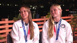 US synchronized divers talk about their silver medal win