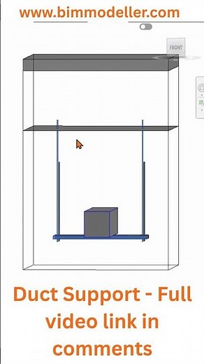 Duct support Revit Family