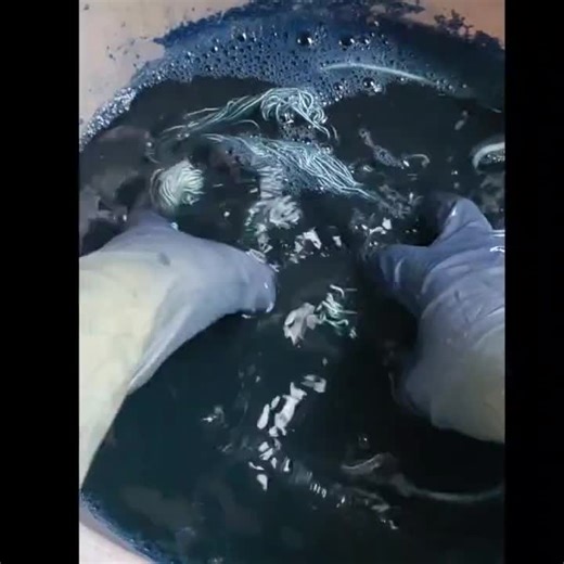 Indigo Sashiko Thread: Japanese Embroidery Cotton, Friendship Bracelet Yarn - Etsy