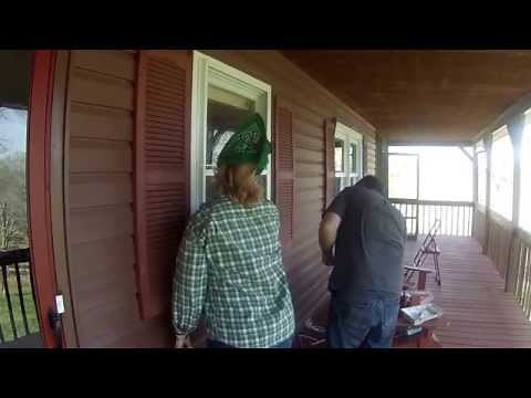 Installing storm windows on an older home over single pane window