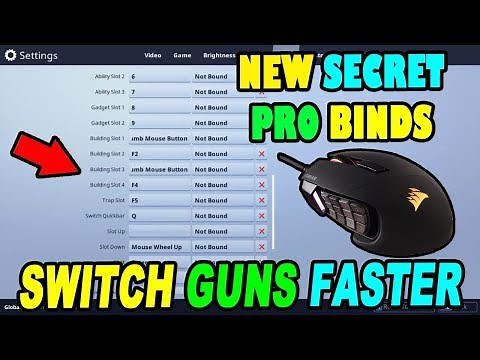 Fortnite How To Bind Keys (BEST PRO KEY BINDINGS WEAPON GUIDE - Battle Royale Tutorial)