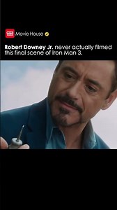 Robert Downey Jr never actually filmed this Scene