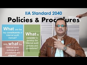 IPPF: IIA Standard 2040 - Policies & Procedures