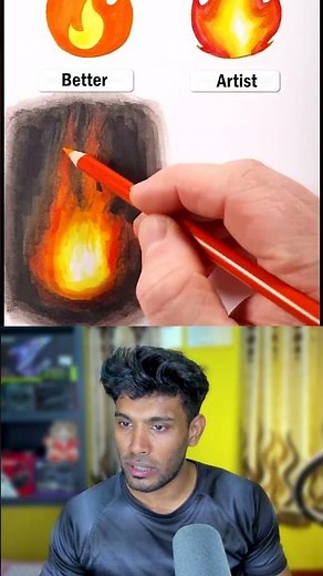 How to Draw a Flame in 10 Seconds