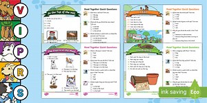 Phase 2 Phonetically-Decodable 60-Second Reads Pack 1