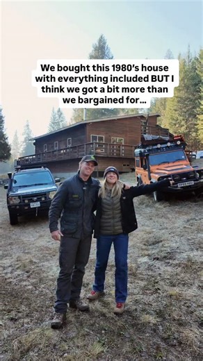 EXPEDITION ROVE | Andy + Mary Hannah on Instagram: "Day 1 of attempting to transform this house into our dream home…and we definitely got a fewwwww surprises we weren’t expecting 😂 This house project has proven to be a massive undertaking already and stoked to start sharing it with you 🧡 #fixerupper #hoarder #newhome"