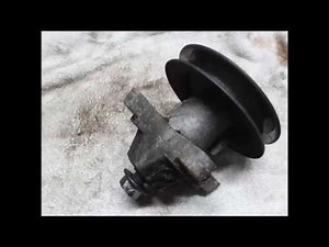 how to rebuild your mower deck blade spindle hubs