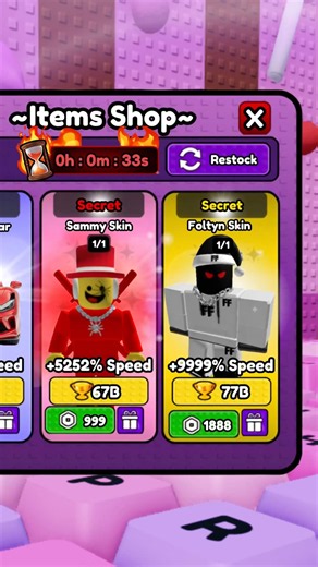 I Bought the ILLEGAL +9999% Speed Foltyn Skin with 1 SECOND Left! | 😱🤯 #roblox #robloxchallenge