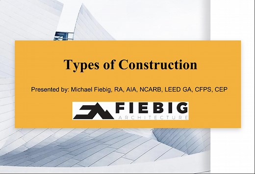 Types of Construction in the IBC - Fiebig Architecture