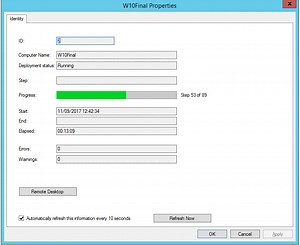 Windows 10 MDT Deployment - Stuck at "Getting Ready"