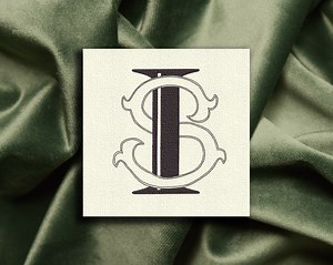 Initial Monogram Logo S and I for Weddings Etc - Etsy