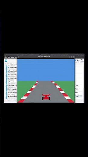 Tutorial - Jogo de Corrida 2D na GDevelop 5 #shorts