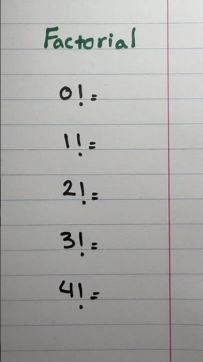 Factorial!🧮