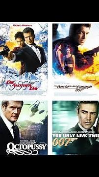 James Bond all movie list (1962-2021)