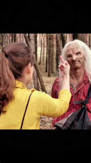 Suspenseful Encounter in the Woods