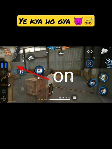 how to play free fire with auto clicker 👿😱 || #freefire #shorts #autoclicker