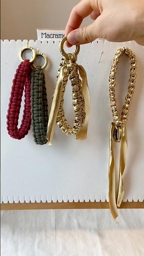 Macrame Wristlet Keychain Tutorial