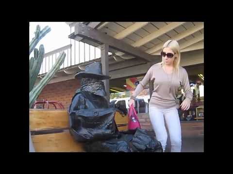 Bronze Cowboy! MOVING Statue surprise! Highlights