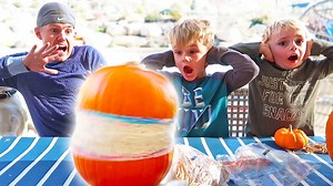 10K views · 427 reactions | Pumpkin Explosion Challenge! How many rubberbands will it take to explode this pumpkin? | Ellie and Jared | Facebook
