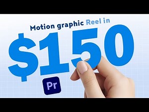 $150 Motion graphics Reel Editing | premiere pro Tutorial