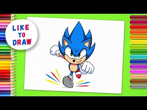 How to Draw SONIC step by step | Super Sonic the Hedgehog Drawing Tutorial | Simple Easy Guide Tips