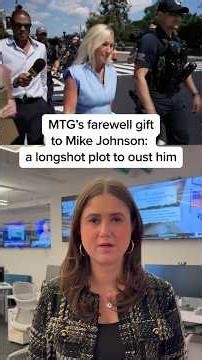 MTG's farewell gift to Mike Johnson: a longshot plot to oust him