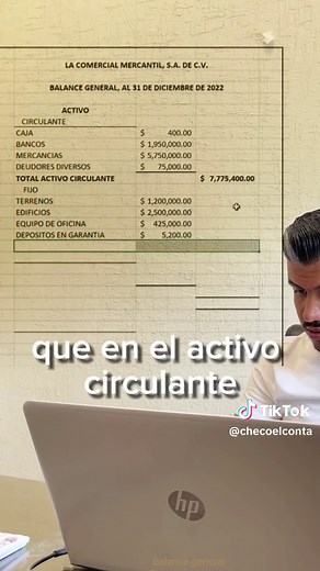 Aprende a realizar un balance general en forma de reporte paso a paso ➡️💯 En nuestros videos anteriores aprendimos que es una herramienta básica de la contabilidad ¿Te quedó claro? Platicamelo en los comentarios ⬇️⬇️ #checoelconta #contabilidad #tipsdeconta #conta #registroscontables #tips #fyo #parati #estadoderesultados #balancegeneral #estadodevariacion #contadora #contador #estudiante #isr #sat #activo #pasivo #balancegeneral #ejemplo #explicacion