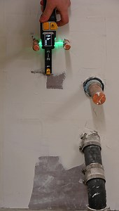 Laser line alignment works great for finding the apex of round objects! https://www.kickstarter.com/projects/reekon/t1-tomahawk-professional-digital-tape-measure | Reekon Tools