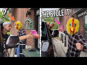 BUYING STARBUCKS for OUR FANS ONLY but Someone Else Stole a DRINK! (FV Family Vlog)