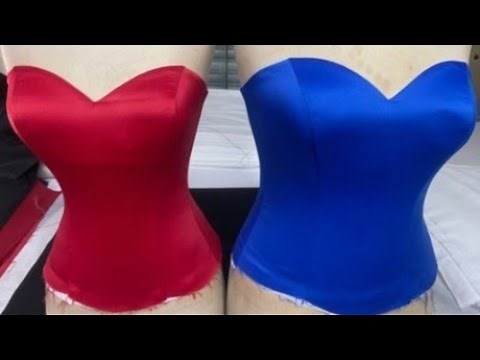 How To Draft A Bustier Top Pattern/ Beginners Tutorial Pattern Making