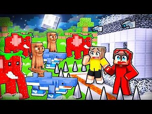 Secret Brainrots vs. Most Secure Minecraft House