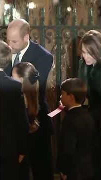 Princess Kate Arrives with Prince William and Children for Christmas Carol Service