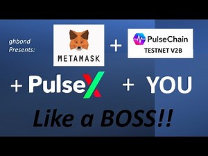 Add Pulse Chain TestNet V2B and PULSEX to your MetaMask or Other Wallet Quickly and Easily!
