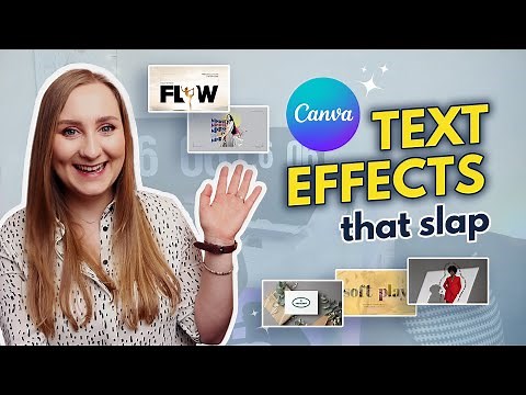 5 Canva Text Effects You NEED to Know | Canva Tutorial 2023