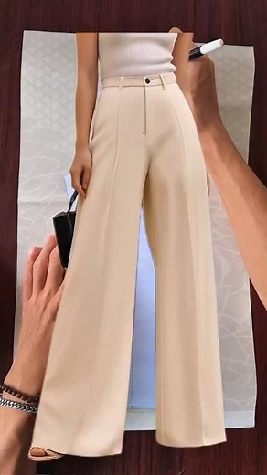 EASY FLARED PANTS PATTERN TUTORIAL FOR BEGINNERS, #fashion #diy