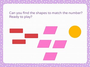 Match the Number & Shapes