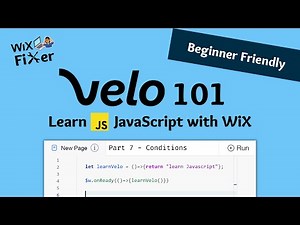 WiX Velo 101 - JavaScript Beginner Tutorial | Part 7: Conditions with "if Statements", Calculator 2