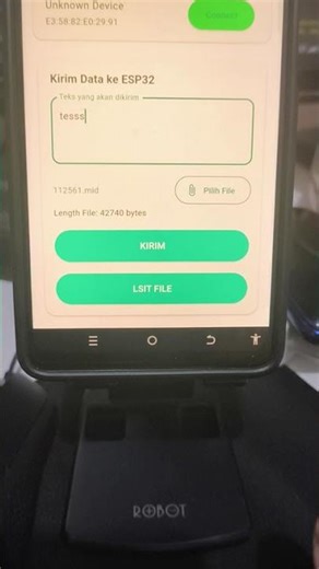 ESP32 MIDI Android Arduino #youtubeshort #youtubeshorts #ytshorts #ytshort #esp32 #ardunio