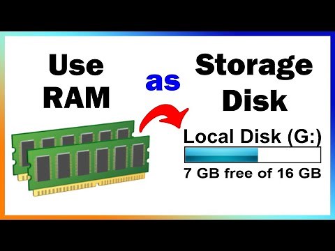 How to use RAM as Storage Disk | 50x Faster then SSDs