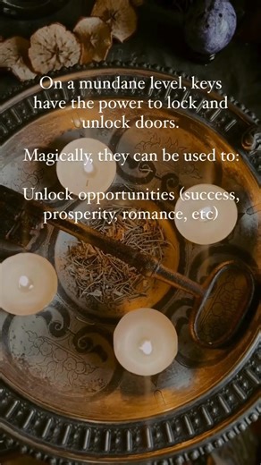 Key magic 🗝️ With the power to open and seal gateways and to lock or unlock the flow of energy, keys can be a powerful ally in the witch’s practice. ⁣ ⁣ #witchcraft #witchcraft #paganwitch #occult #witchywoman | Wicca Academy