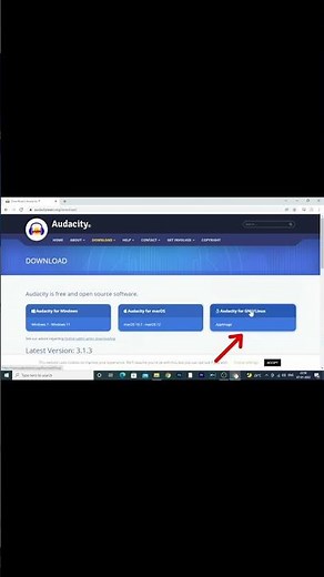 How to download & install audacity software on PC for free? #shorts