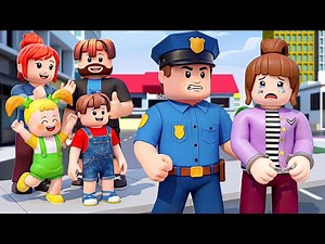 ROBLOX Brookhaven 🏡RP: Brave Little Policeman - Roblox Animation | Roblox Luke