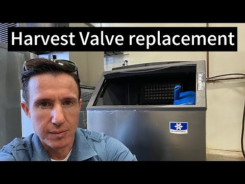 Manitowoc ice machine not making ice fixed by replacing the Harvest Valve and Solenoid