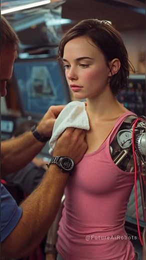 🔧 Engineer Opens Robot’s Face to Reveal Hidden Circuits #FutureAiRobots