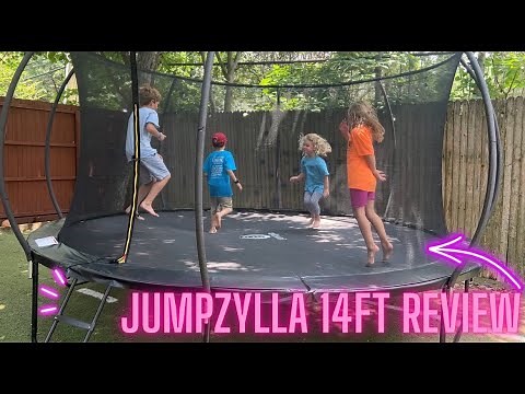Jumpzylla 14ft Trampoline: Endless fun for our family of 6! 🎉🤸‍♂️ #TrampolineReview