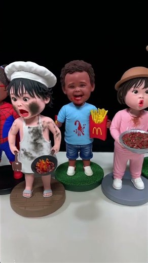 Slow Sways of Cozy Handmade Clay Bobbleheads
