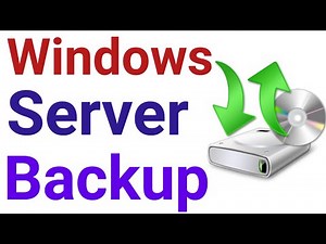 How to use Windows Server Backup Utility