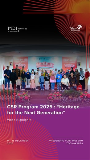 MDI Ventures on Instagram: "With over 80,000 child visits in 2025, Vredeburg Fort Museum continues to grow as an important learning space for families. Through our CSR program “Heritage for the Next Generation,” MDI Ventures collaborates with GOERS to revitalize the playground area—creating a safer, more comfortable, and interactive space that supports learning through play in a heritage setting. Together, we’re revitalizing the playground area at Vredeburg Fort Museum while introducing historic