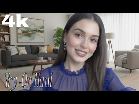 [4K USA] Transparent Ruby Fashion Haul Try-On Haul #25